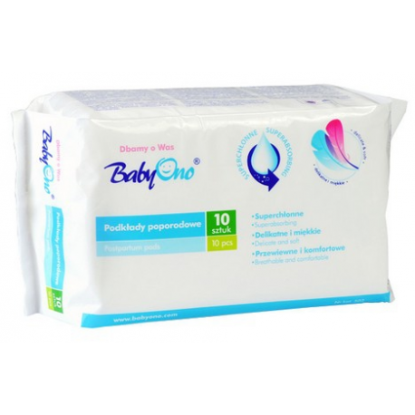 Vložky po porodu Baby Ono, 10ks/bal.