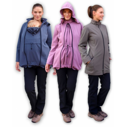 Softshellová bunda STELLA 1 pro těhotné a pro dva - Antracit