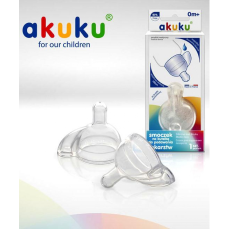 Dudlík pro podávání léků Akuku