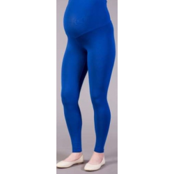 Dlouhé těhotenské legíny - Modrá chrpa