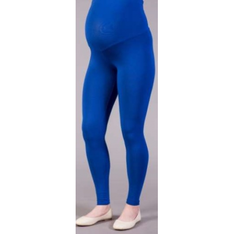 Dlouhé těhotenské legíny - Modrá chrpa