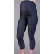 Těhotenské 3/4 legíny vzhled JEANS - Granát
