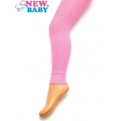 Bavlněné punčochové legínky - Světle růžová