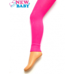 Bavlněné punčochové legínky - Růžová