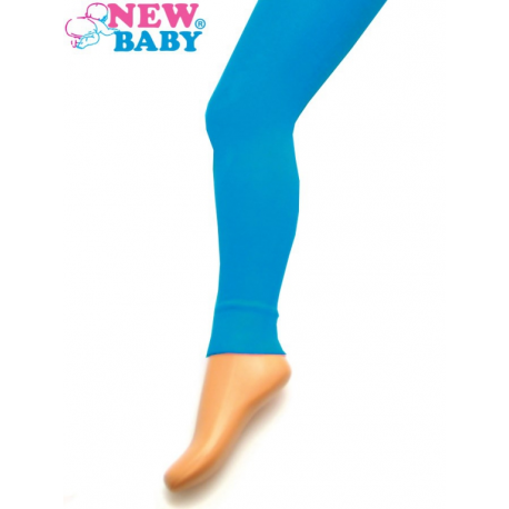 Bavlněné punčochové legínky - Tyrkys