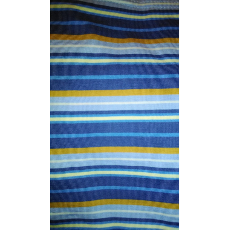 Těhotenský pás/top se stuhou - Modrý proužek