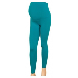 Dlouhé těhotenské legíny - Mořská modř