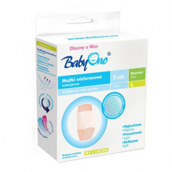 Síťované poporodní kalhotky BabyOno, 2ks