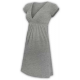Těhotenské šaty JOŽÁNEK, KR - Šedý melír