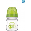 Canpol babies láhev se širokým hrdlem EasyStart FRUITS 120 ml 3m+ - Zelená