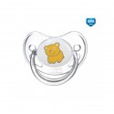Canpol babies dudlík silikonový třešinka 0-6m TRANSPARENT - Oranžová