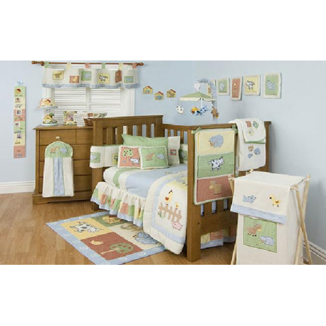 Dětské prostěradlo Kids Line, 140x70cm - Farma