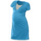 Noční košile pro těhotné a kojící matky Lucie, KR -Tyrkys