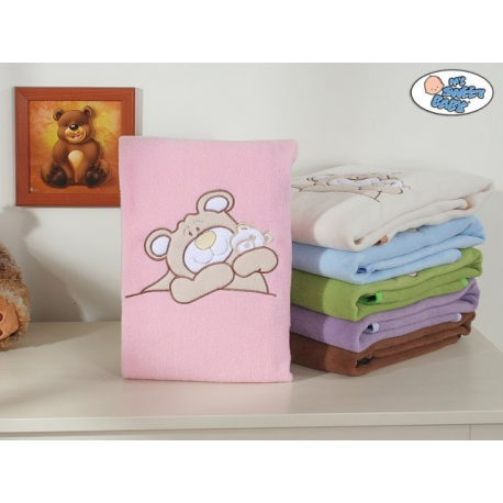 Dětská deka kolekce “MÉĎA BARNABÁŠ” - růžová