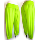 Harémové kalhoty Aladinky - 1/2 neon žlutá