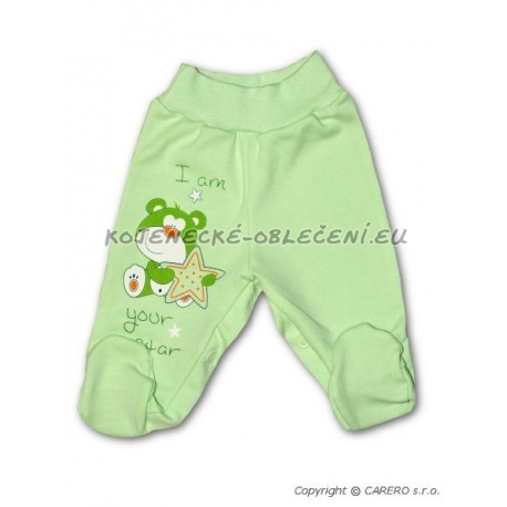 Polodupačky Medvídek s hvězdičkou - Zelená