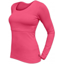 Tričko pro snadné kojení KATEŘINA, DR - Lososově růžová