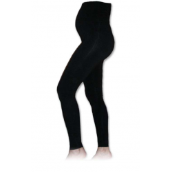 JOŽÁNEK Dlouhé těhotenské legíny - Černá