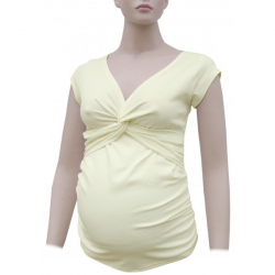 Těhotenské tričko/halenka PETI– ecru