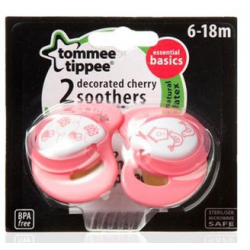 Šidítko Cherry latex 2 ks 6-18m