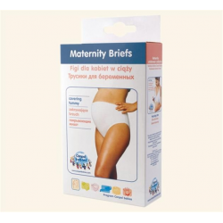 Těhotenské kalhotky Canpol Babies - vysoké, bílé