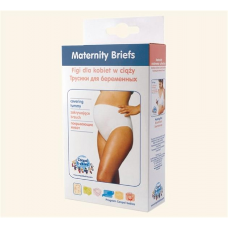 Těhotenské kalhotky Canpol Babies - vysoké, bílé