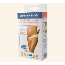 Těhotenské kalhotky Canpol Babies - nízké, bílé