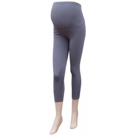Těhotenské 3/4 legíny - Šedé