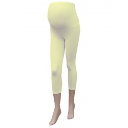 Těhotenské 3/4 legíny - Ecru