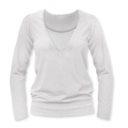 KOJÍCÍ TRIČKO KARLA, dlouhý rukáv - Smetanová