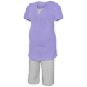 Pyžamo pro těhotné a kojící matky KR - Šeříková