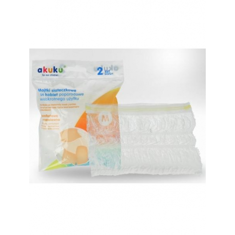Síťované poporodní kalhotky Akuku, 2ks