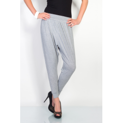 Harémové kalhoty Aladinky - Světle šedá