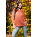 Dámský oversize/Těhotenský svetr Keri - Pomeranč