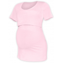 Tričko pro snadné kojení KATEŘINA, KR - Světle růžová