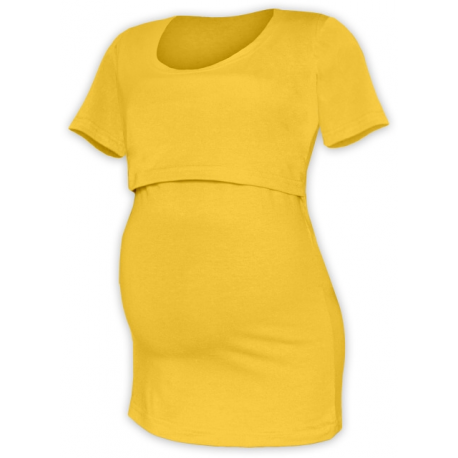 Tričko pro snadné kojení KATEŘINA, KR - Žlutooranžová